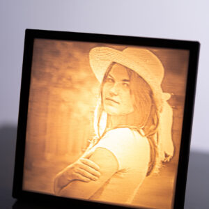 Lithophane lamp met jouw foto – magie in 3D